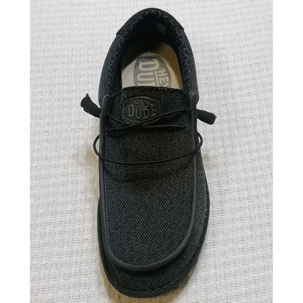 NEW Single LEFT ONLY Hey Dude Shoe Sz 14 Wally Sox Micro Total Black Amputee